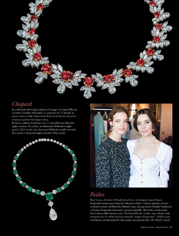 Wall Street Italia, September 2018 | Faidee