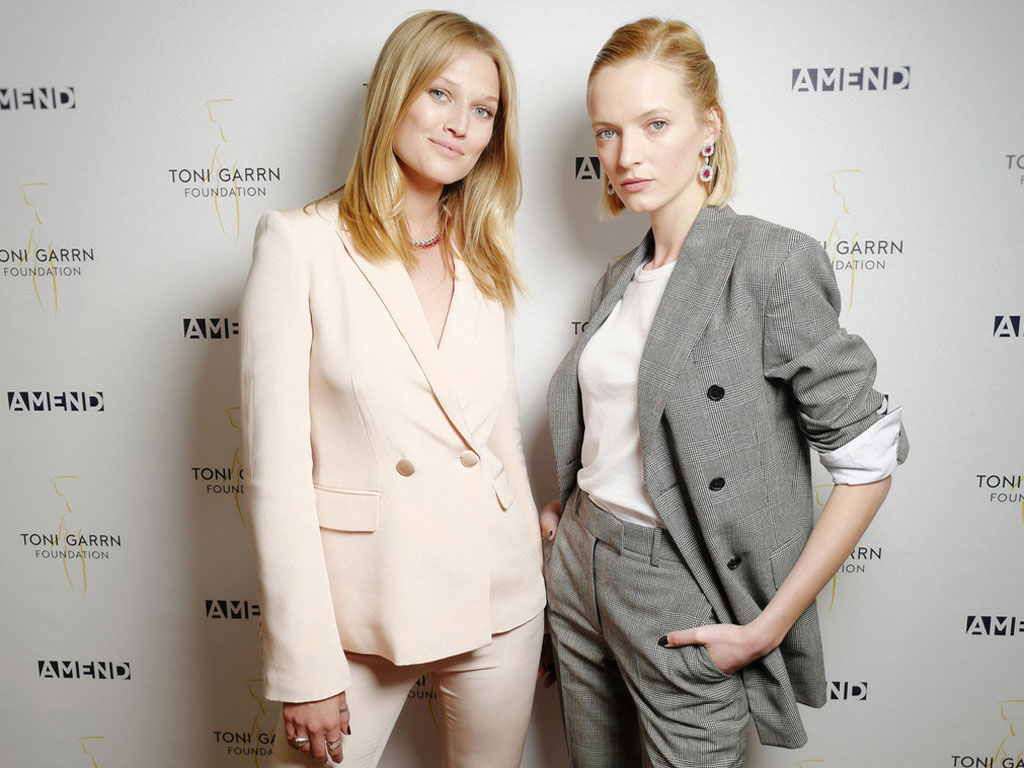 Working for charity at the Amend Luncheon with Toni Garrn | Faidee